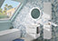 Colonne de salle de bains H.85 cm blanc Selva Geberit