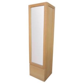 Colonne de salle de bains Harmon chêne massif 40 cm