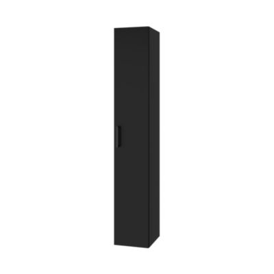 Colonne de salle de bains noir mat l. 30 x H. 180 x P. 36 cm GoodHome Imandra