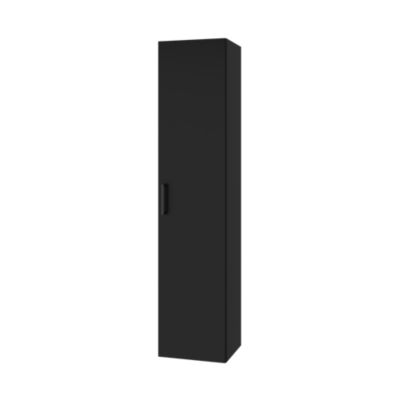 Colonne de salle de bains noir mat l. 40 x H. 180 x P. 36 cm GoodHome Imandra