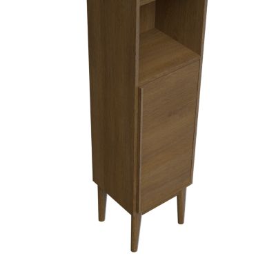 Colonne de salle de bains placage chêne H.163 x P.31,2 x L.35 cm Kabayan
