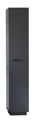 Colonne de salle de bains simple à poser H.180 x P. 30 x l.35 cm, anthracite, Palermo