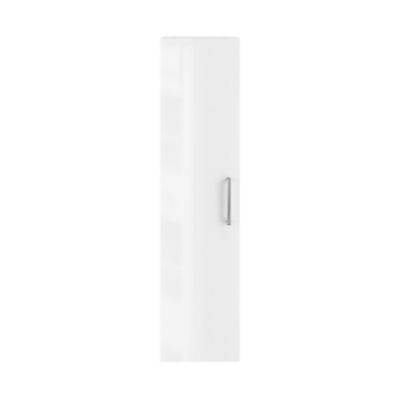 Colonne de salle de bains suspendue blanc l.27,5 x H.112 x P.32 cm, Opah