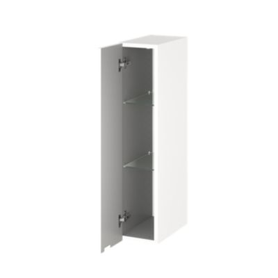 Colonne de salle de bains suspendue faible largeur blanc mat l.20 x H.90 x P.36 cm, GoodHome Imandra