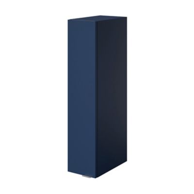 Colonne de salle de bains suspendue faible largeur bleu nuit mat l.20 x H.90 x P.36 cm, GoodHome Imandra