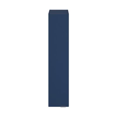 Colonne de salle de bains suspendue faible largeur bleu nuit mat l.20 x H.90 x P.36 cm, GoodHome Imandra