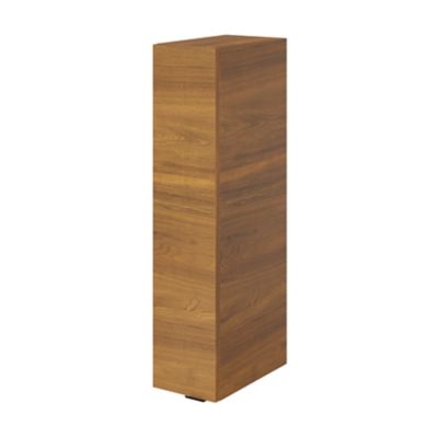 Colonne de salle de bains suspendue faible largeur effet noyer l.20 x H.90 x P.36 cm, GoodHome Imandra