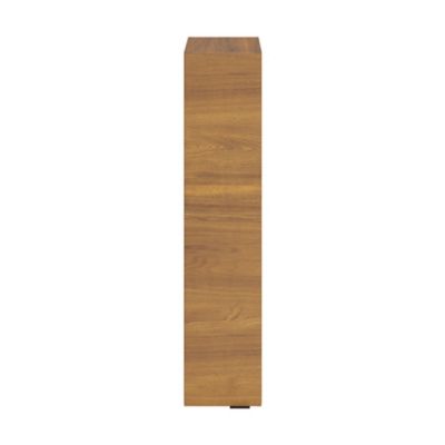 Colonne de salle de bains suspendue faible largeur effet noyer l.20 x H.90 x P.36 cm, GoodHome Imandra