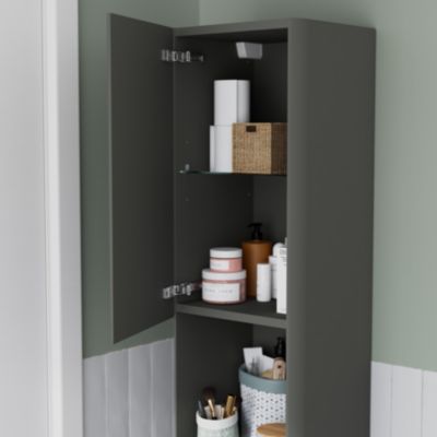 Colonne de salle de bains vert l.35 x H.160 x P.35 cm GoodHome Nevado