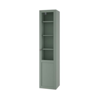 Colonne de salle de bains vert sauge l. 40 x H. 180 x P. 36 cm GoodHome Imandra
