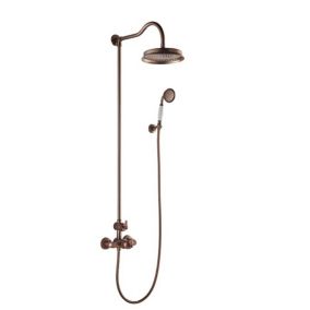 Colonne douche thermostatique rétro recoupable Paini Lady's Auburn