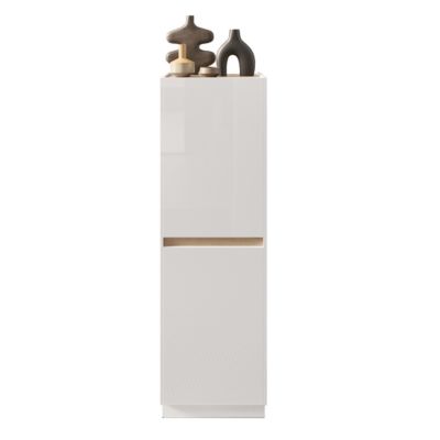 Colonne FANTASY Blanc laqué/chêne Cadiz 54 x 170 cm
