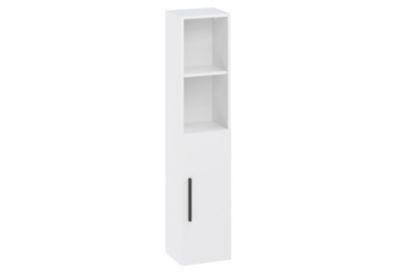 Colonne De Rangement Salle De Bain 20x15x80 Cm Blanc - Multi-étagères, En PP Imperméable, Facile à Monter