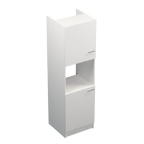 Colonne pour four 2 Primalight portes L. 60 cm blanc