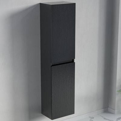 Colonne salle de bain LOMAZOO Marbella chêne noir - 140cm