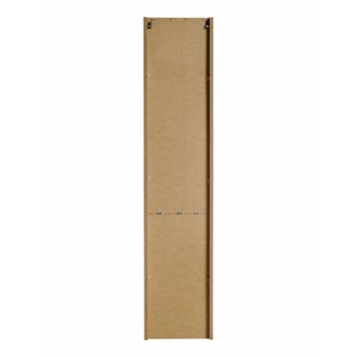 Colonne salle de bain VANO  2 portes et 1 niche  Chene  L30 x P25 x H140 cm  Meuble suspendu