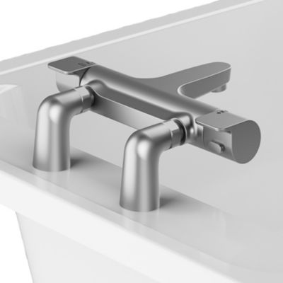 Colonnette chrome GoodHome vendue par 2