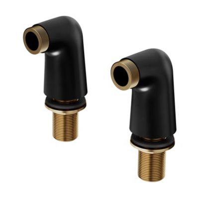 Colonnette GoodHome mâle - mâle coloris noir vendue par 2