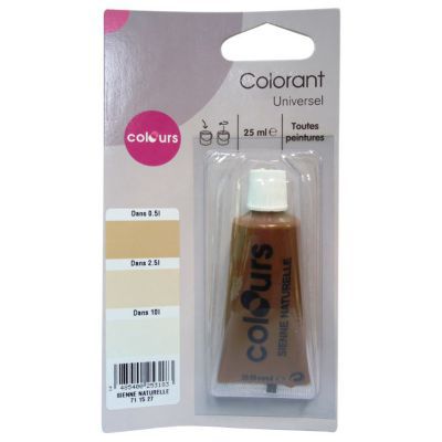 Colorant Colours coloris "sienne naturelle" 25ml