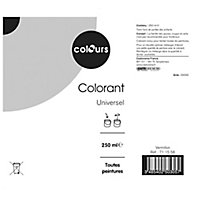 Colorant Colours vermillon 250ml