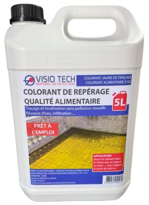 Colorant de repérage JAUNE 5L, prêt à l'emploi
