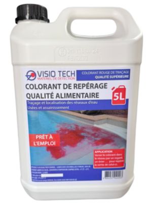 Colorant de repérage ROUGE 5L, prêt à l'emploi