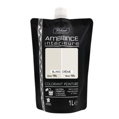 Colorant pour peinture Doypack Ambiance intérieure blanc crème 1L