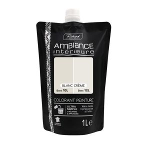 Colorant pour peinture Doypack Ambiance intérieure blanc crème 1L