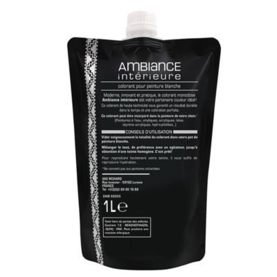 Colorant pour peinture Doypack Ambiance intérieure blanc crème 1L