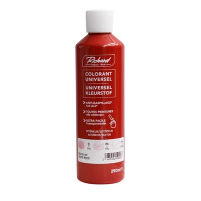 Colorant universel pour peinture marrion rouge vif 250ml