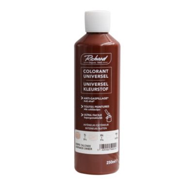 Colorant universel pour peinture ombre calcinée marron 250ml