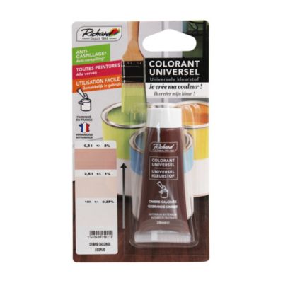 Colorant universel pour peinture ombre calcinée marron 25ml