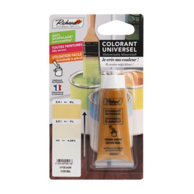 Colorant universel pour peinture oxyde jaune 100ml