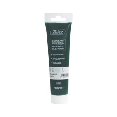 Colorant universel pour peinture vert jaunâtre 100ml