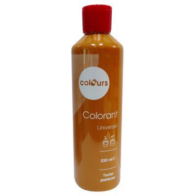 Colorant universel toutes peintures Colours jaune safran 250ml