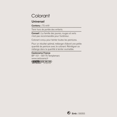 Colorant universel toutes peintures Colours jaune safran 75ml