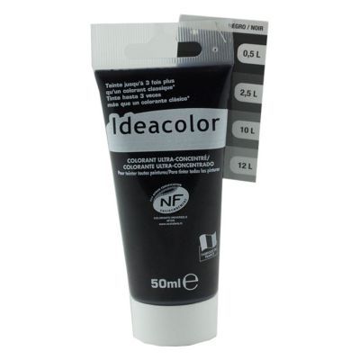 Colorant universel toutes peintures Ideacolor noir 50ml