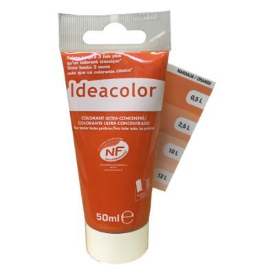 Colorant universel toutes peintures Ideacolor orange 50ml