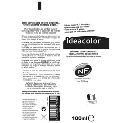 Colorant universel toutes peintures Ideacolor oxyde vert 100ml