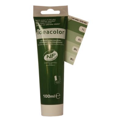 Colorant universel toutes peintures Ideacolor oxyde vert 100ml