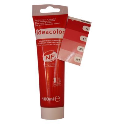 Colorant universel toutes peintures Ideacolor rouge 100ml