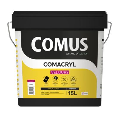 COMACRYL VELOURS 15L - Peinture de finition velours - COMUS