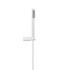 Combiné support de douche blanc 3 pièces Essebagno Luisa