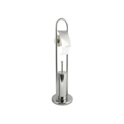 Combiné Wc en Acier Inoxydable Gris MSV