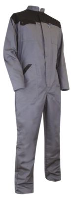 Combinaison bicolore unisexe, zip double curseur, poche téléphone