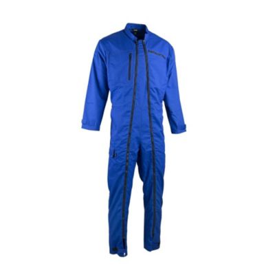 Combinaison de travail double zip unie multipoche LMA TRACTO Bleu XS