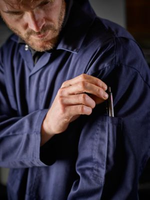 Combinaison Hammer à fermeture éclair avant bleu marine Site taille L