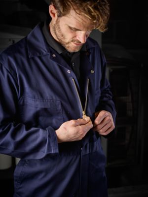 Combinaison Hammer à fermeture éclair avant bleu marine Site taille L
