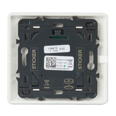 Commande générale sans fil Départ/Arrivée pour installation connectée Céliane with Netatmo blanc