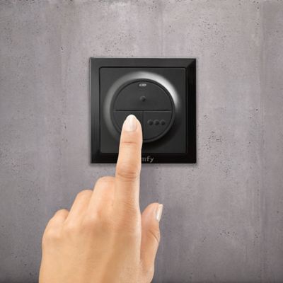 Commande murale radio RTS pour commander 3 motorisations et équipements RTS Somfy 1870781